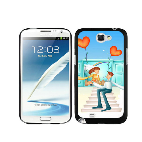 Valentine Lovers Samsung Galaxy Note 2 Cases DLV | Women - Click Image to Close